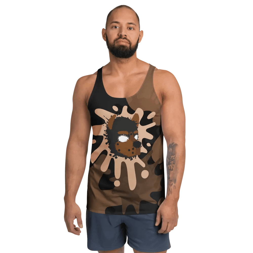 Dark Chaos Splatter Tank - Brown product image (3)