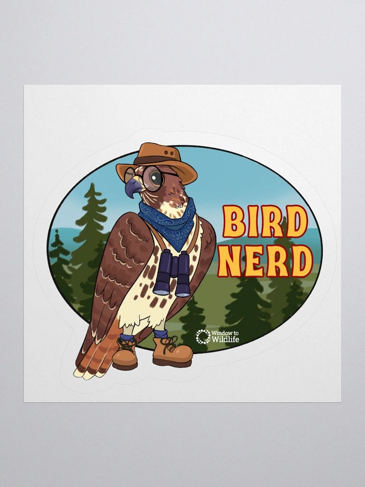 Red-tailed hawk - Bird Nerd Sticker product image (1)