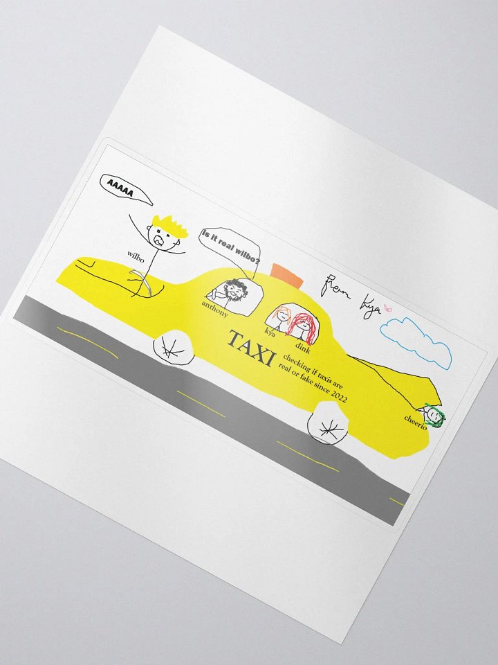 TAXI STICKER product image (2)