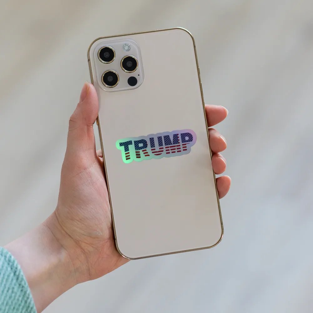 HMP -TRUMP Flag Holographic Sticker product image (6)
