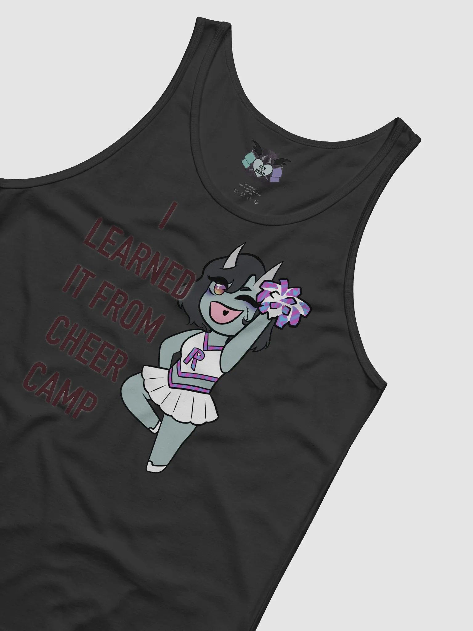 I Learned It From Cheer Camp Jersey Tank product image (4)
