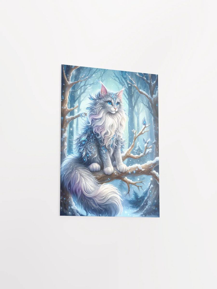Frosty Feline Poster product image (10)