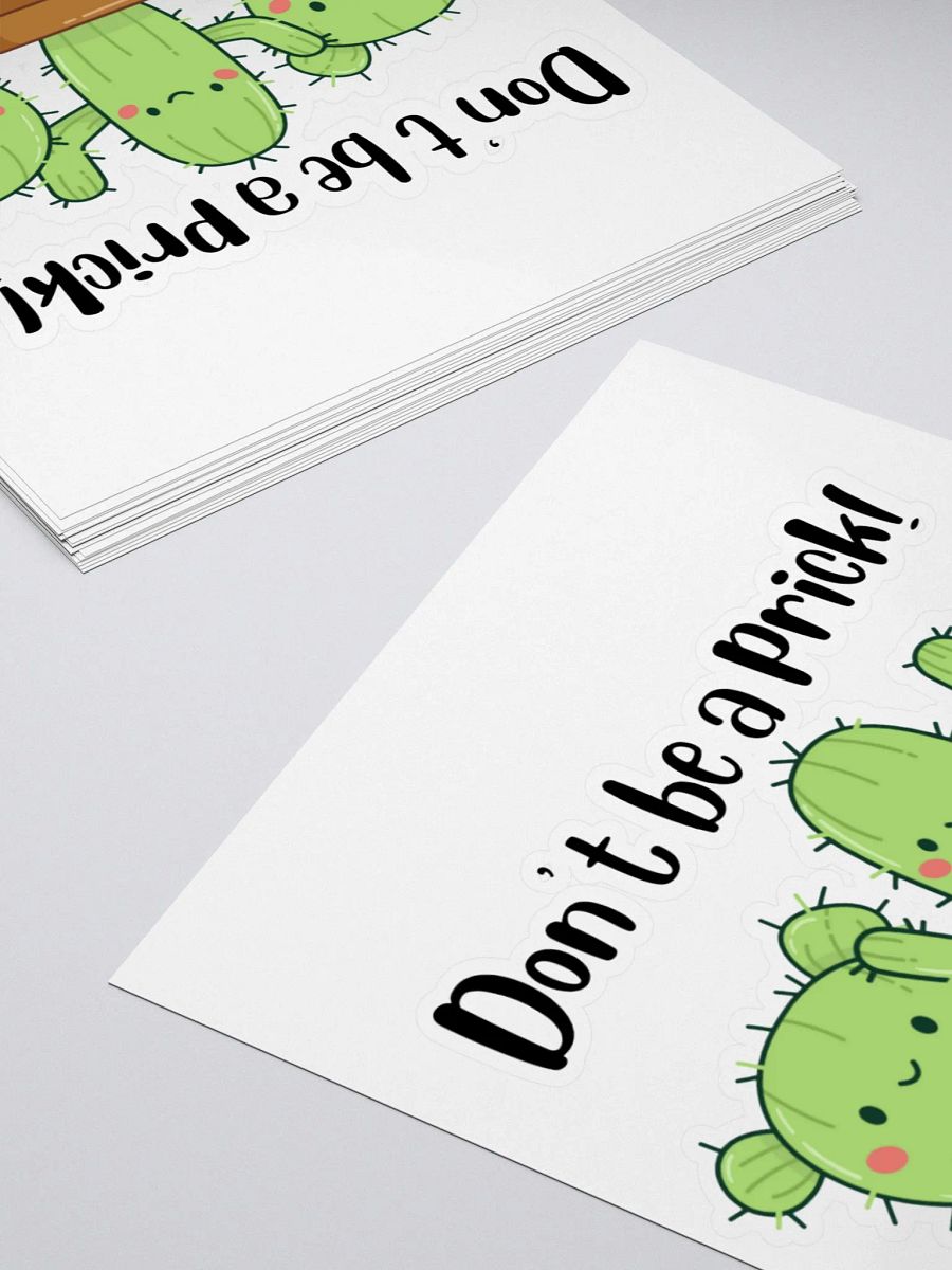 Don't Be a Prick Sticker product image (4)