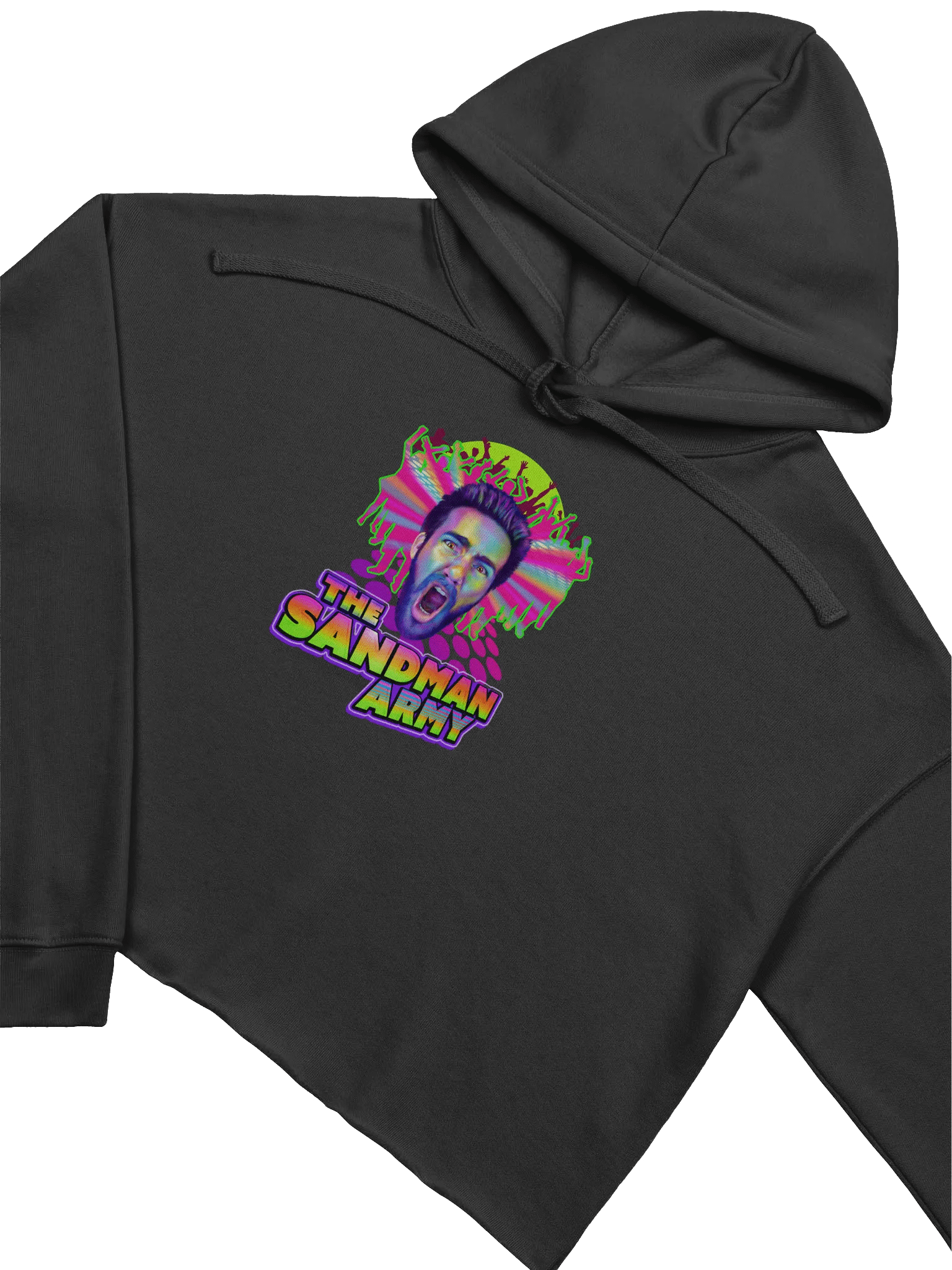 Sandman Army Hype Crop Hoodie product image (3)