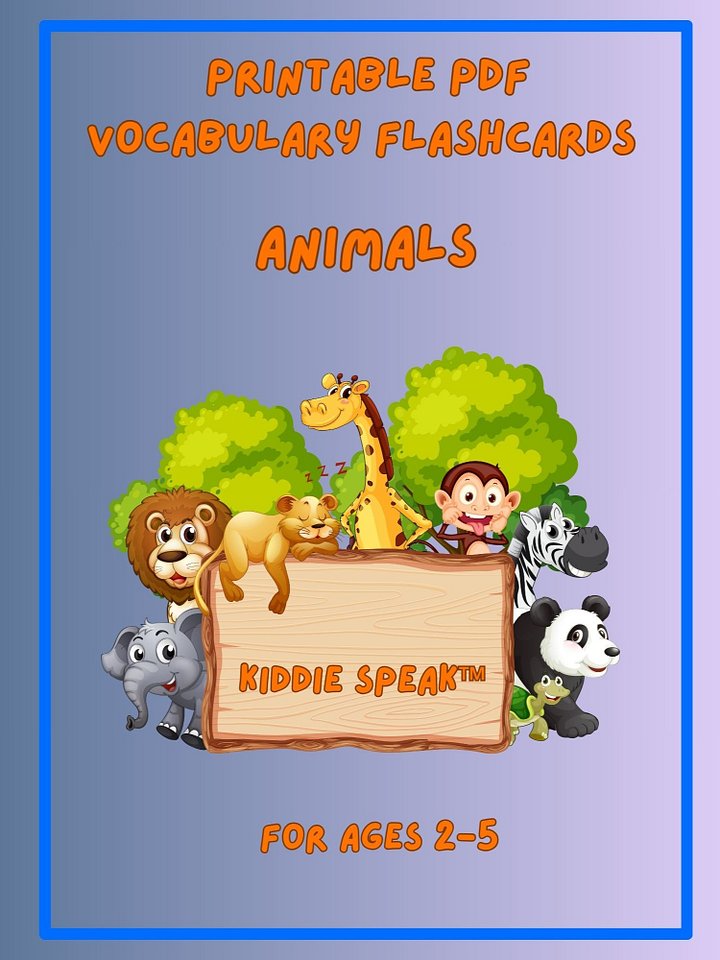 Printable Flashcards: Animals product image (1)