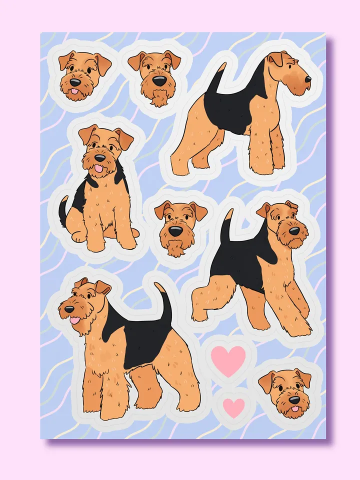 Welsh Terrier Sticker Sheet product image (1)