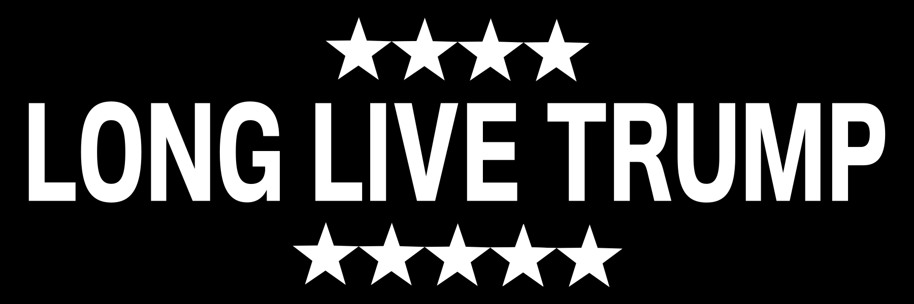 Black and White Bumper Sticker product image (1)