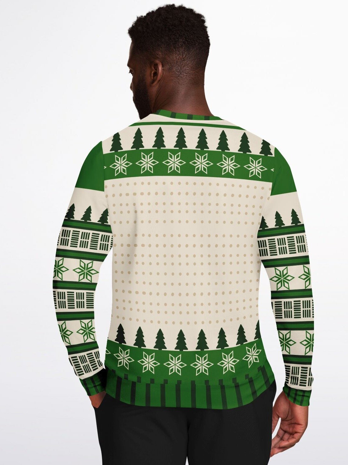 "Happy Holla Days" Funny Reindeer Christmas Sweatshirt | Cheeky Holiday Graphic Sweater | Playful Christmas Party Outfit product image (2)