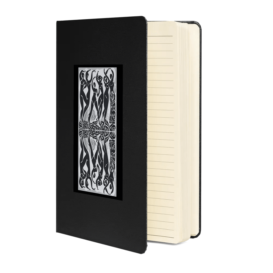 Symmetrical Silhouettes Hardcover Journal for arty moms son daughter product image (3)