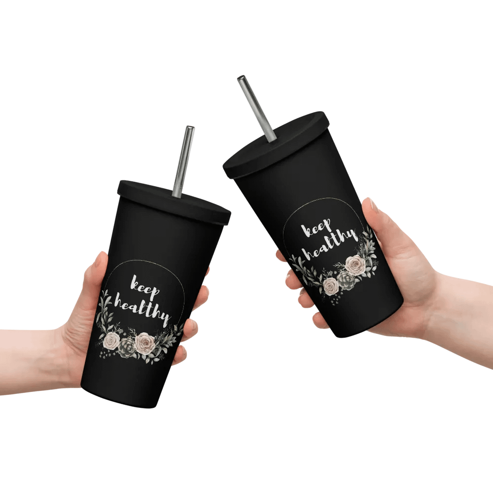 Floral Stainless Steel Thermal Tumbler product image (13)