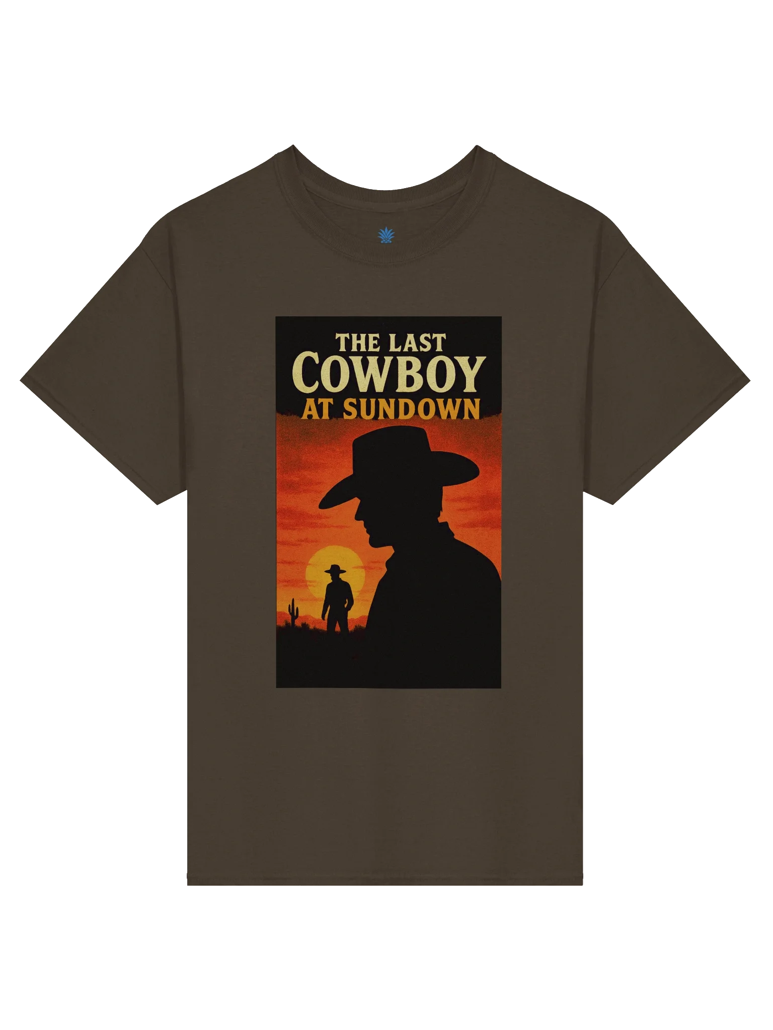 The Last Cowboy at Sundown Faux 1950's Film Poster Boxy Fit Unisex T-Shirt product image (13)