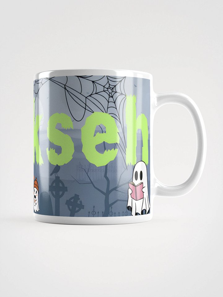 Spooky Ghosts White Glossy Mug product image (3)