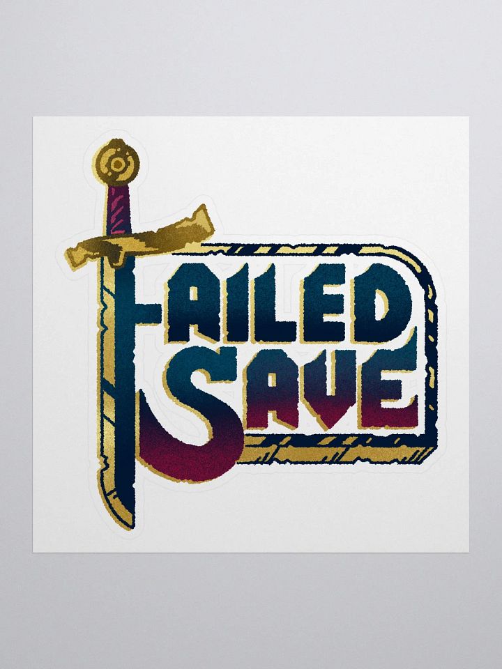 Failed Save Sticker product image (1)