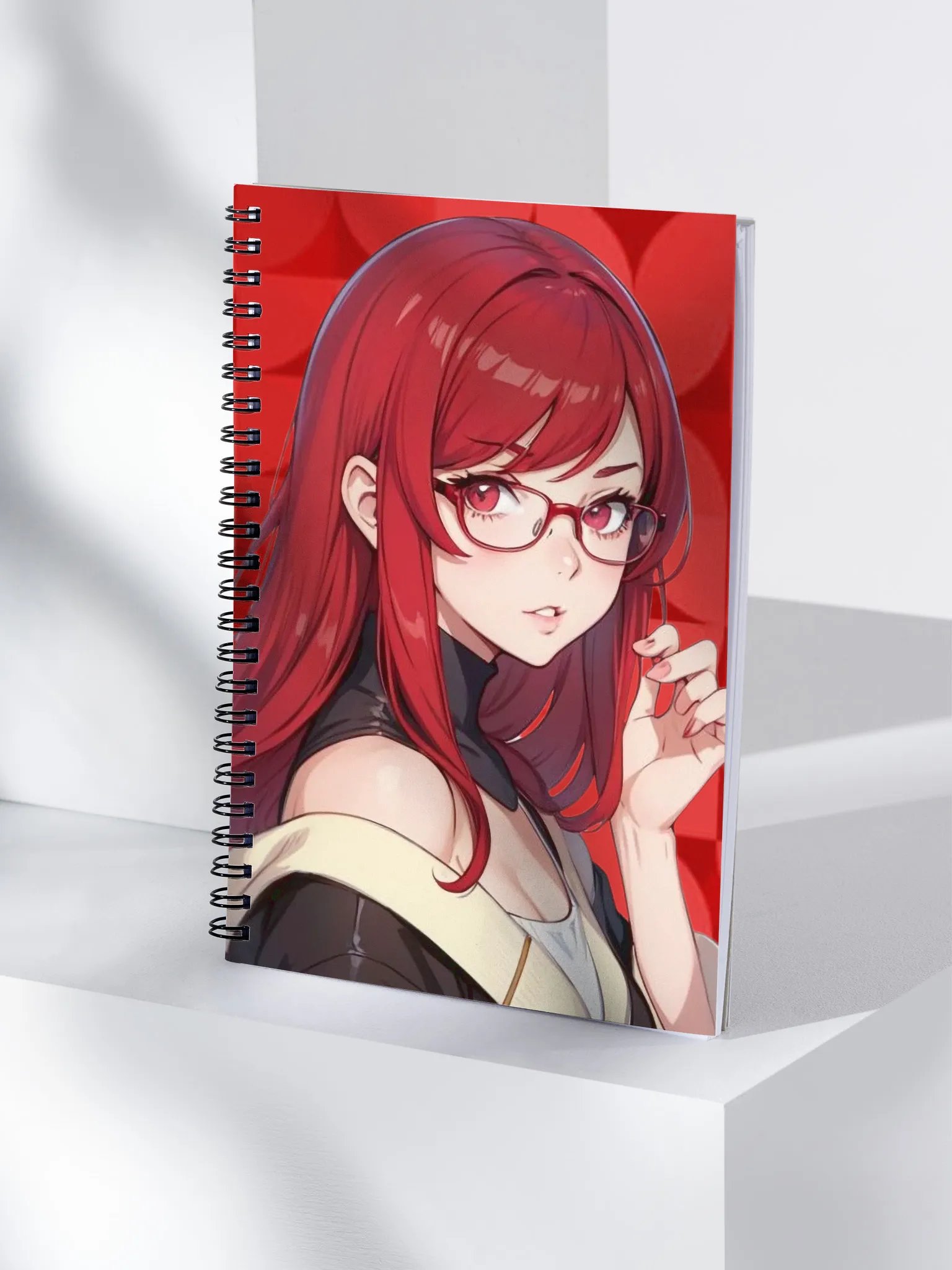 (RED WAIFU) K Spiral Notebook product image (4)