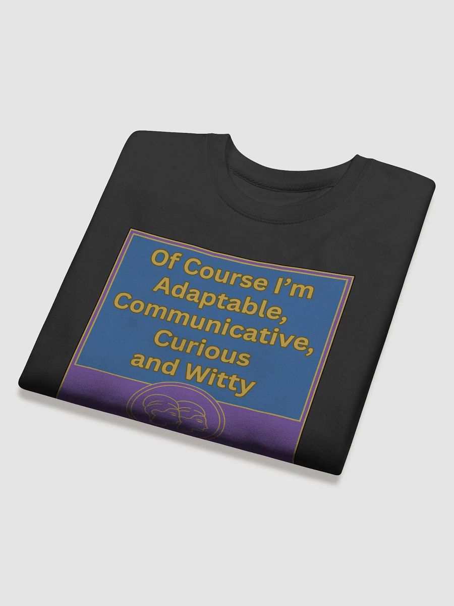 Of Course I’m Gemini Zodiac Sign Sweatshirt, Zodiac Sign vibes, Gemini Sweatshirt, Astrological Sweatshirt product image (4)