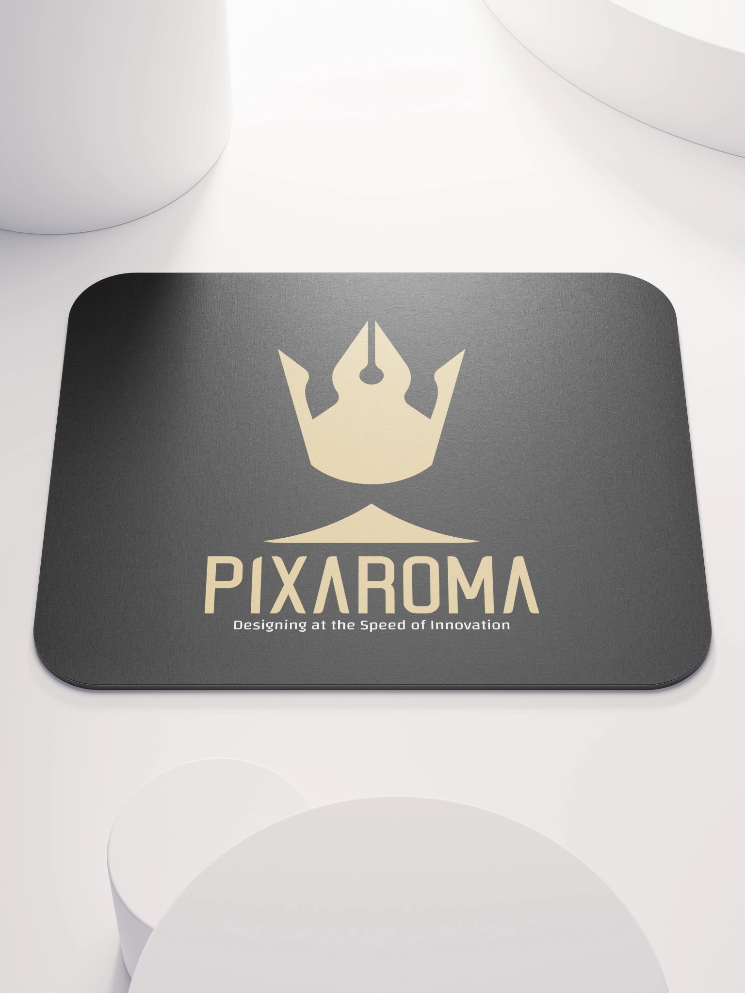 Pixaroma Innovation Mouse Pad (Black Edition) product image (1)