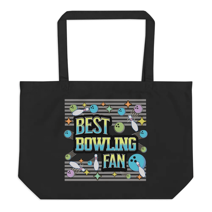 Best Bowling Fan Fanatic Organic Tote Bag product image (1)