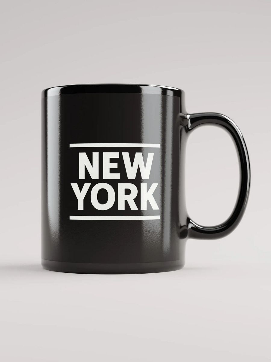 Bold New York Black Mug product image (1)