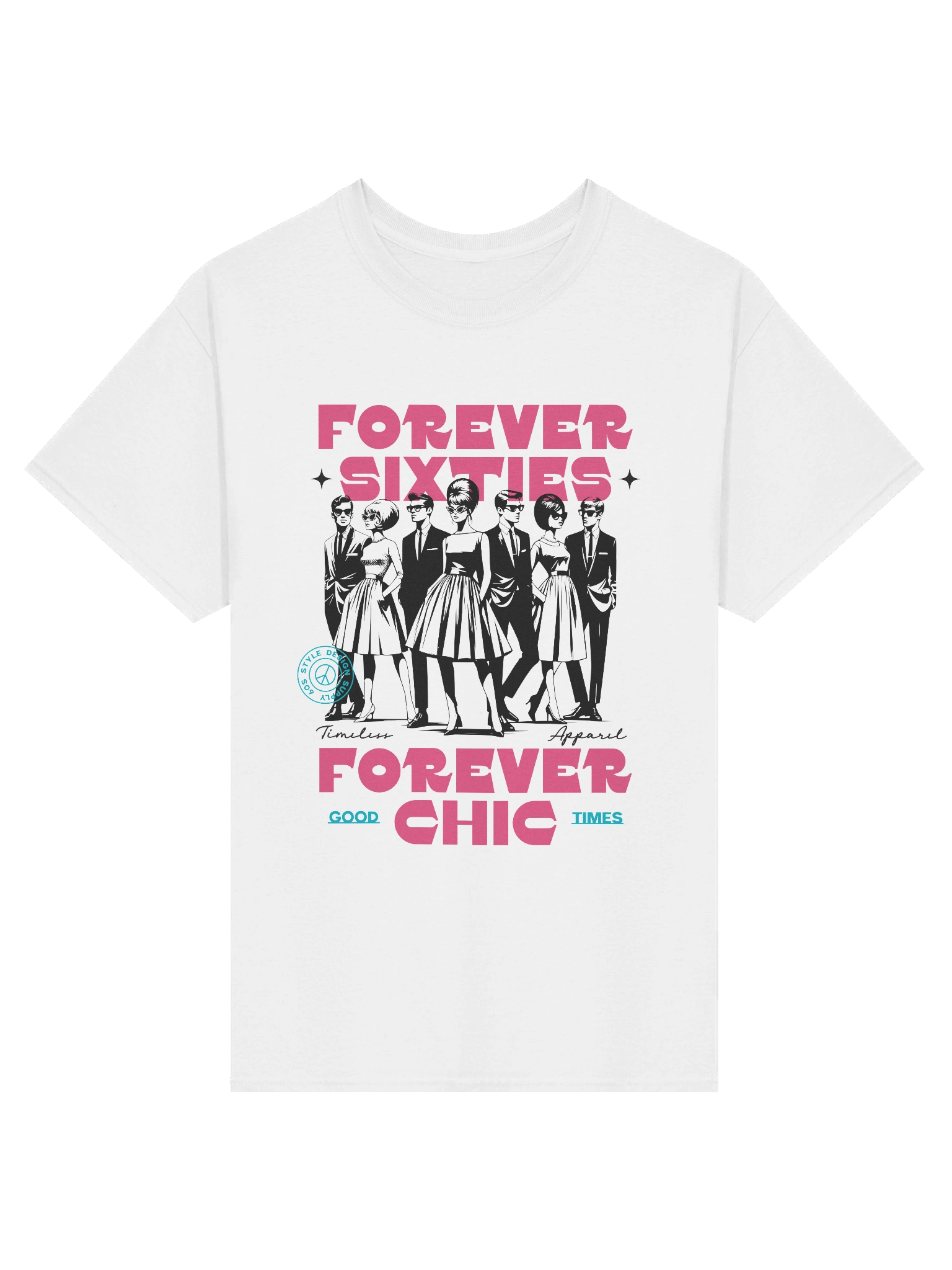 Forever Sixties Forever Chic – Vintage T-Shirt product image (1)