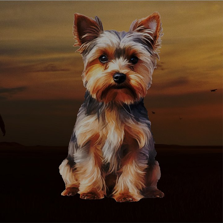 Yorkshire Terrier Overlay-24x24x300 product image (1)