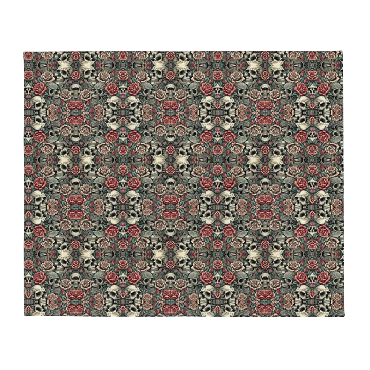 Rho-9 Macabre Bloom throw blanket product image (2)