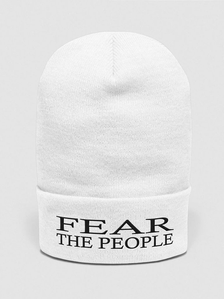 Fear The People - Black - Yupoong Cuffed Beanie product image (1)
