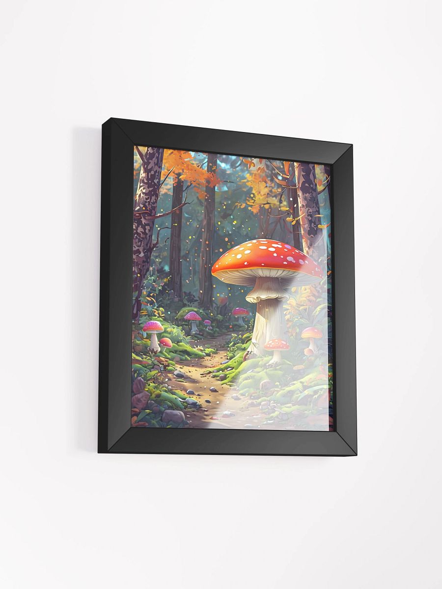 Enchanted Mushroom Forest Framed Poster product image (3)