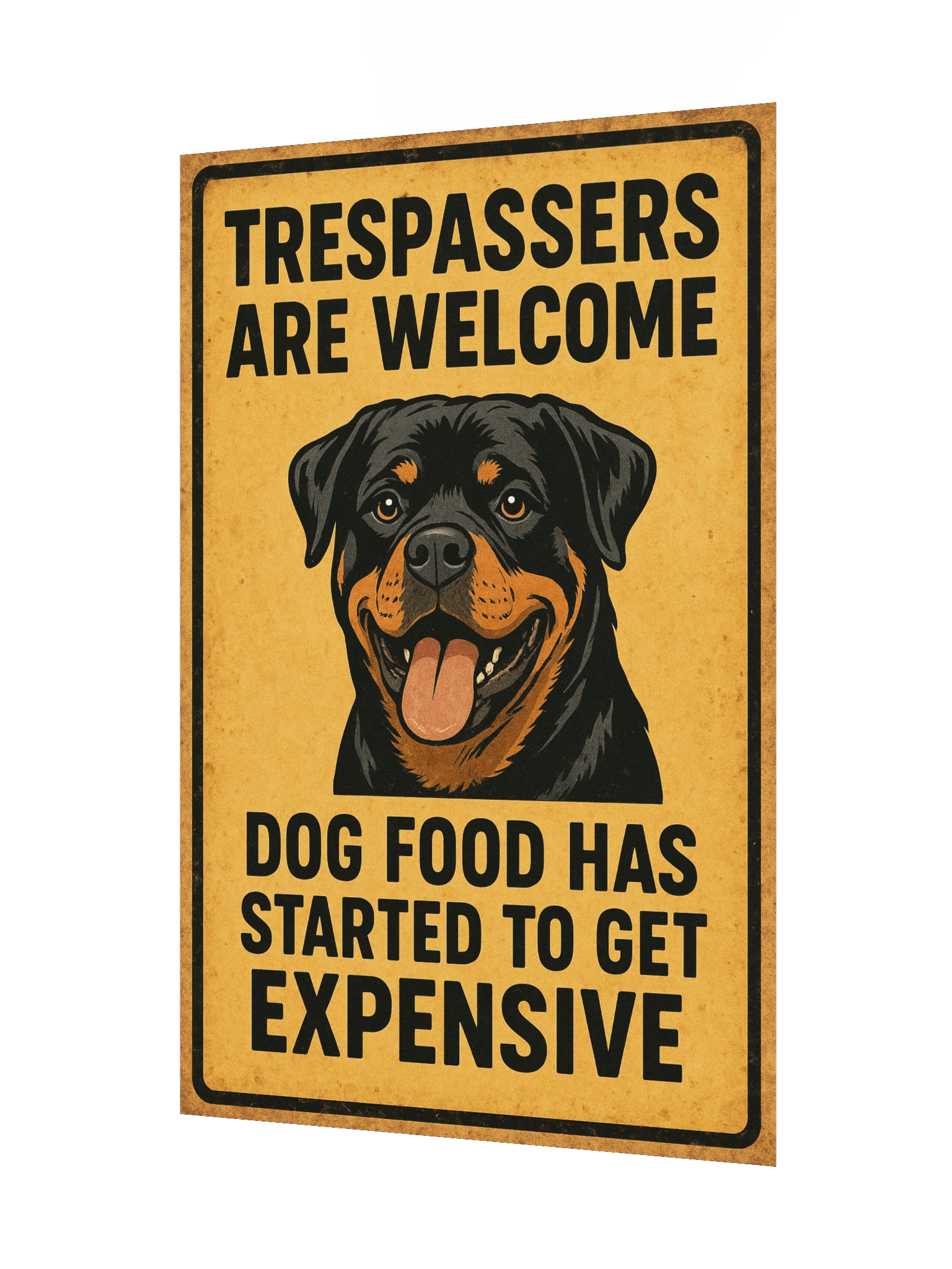Rottweiler Trespassers Welcome Poster product image (8)