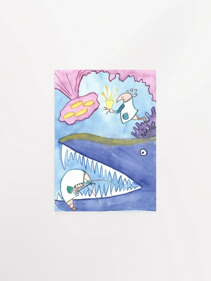 Shrimp Dentist Art Print product image (2)