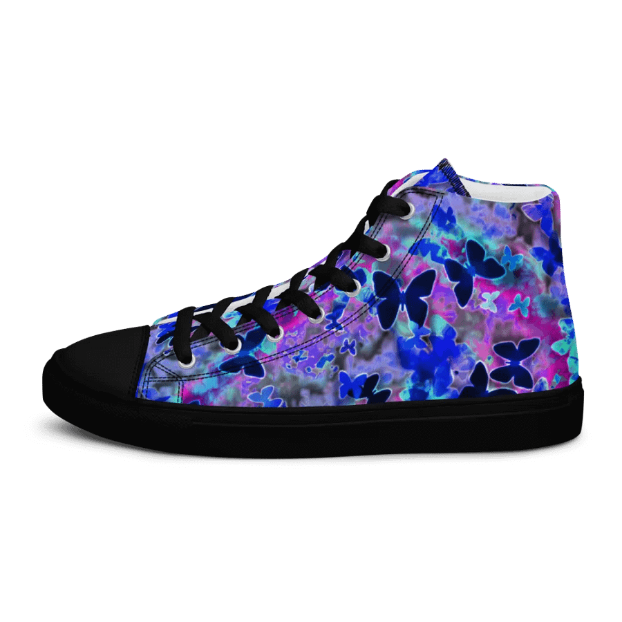 Butterfly nebula High Top Canvas Shoes (womens) product image (7)