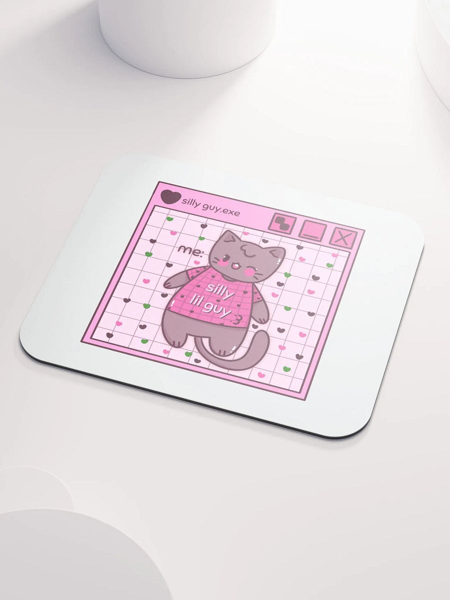 Silly Lil Guy Pink Mouse Mat product image (3)