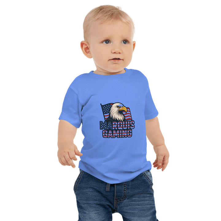 Patriotic Eagle Baby Tee product image (1)