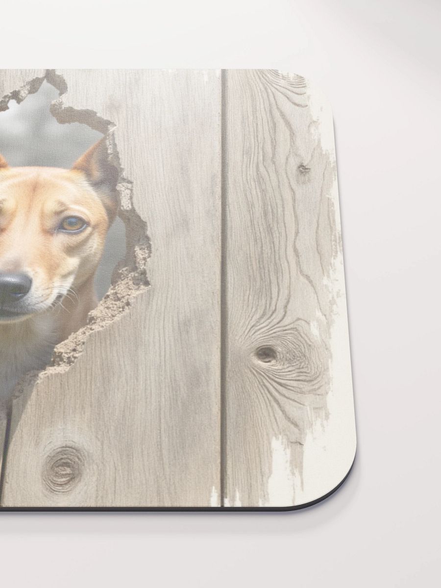Rustic Wood Fence Peeker Mouse Pad product image (5)