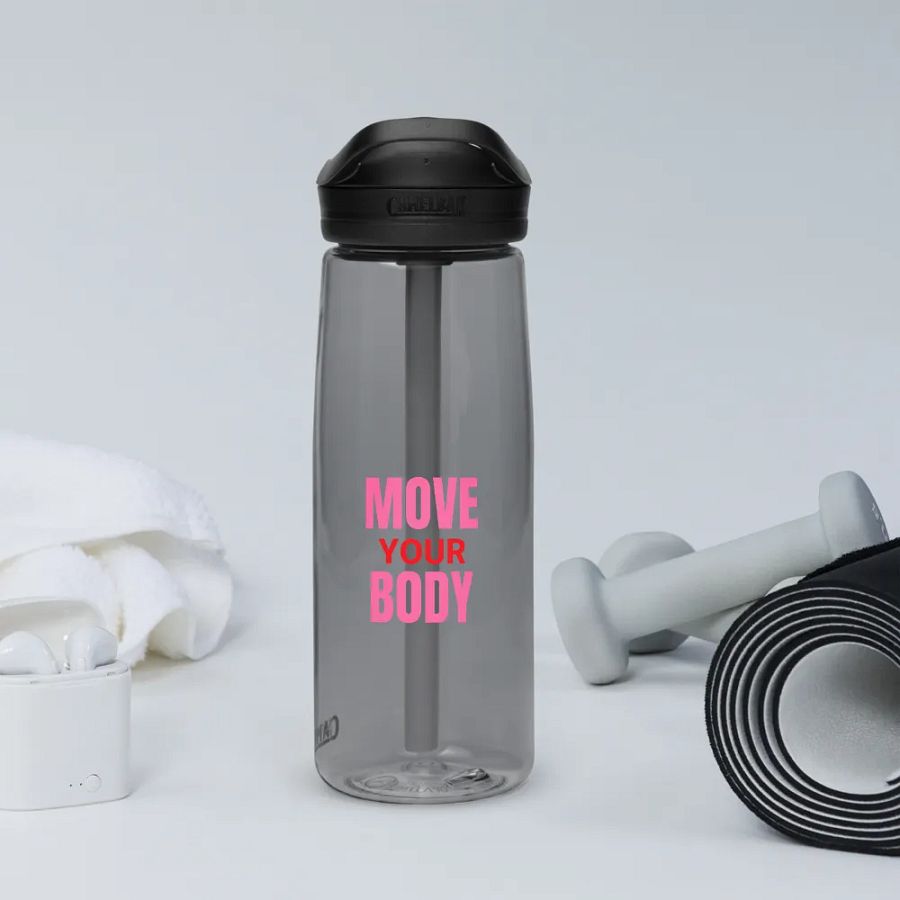 MOVE YOUR BODY gym motivational water bottle sports plastic water bottles product image (12)