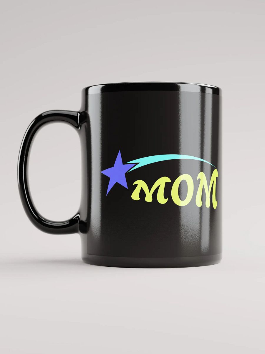 Starry MOM Black Glossy Mug product image (2)
