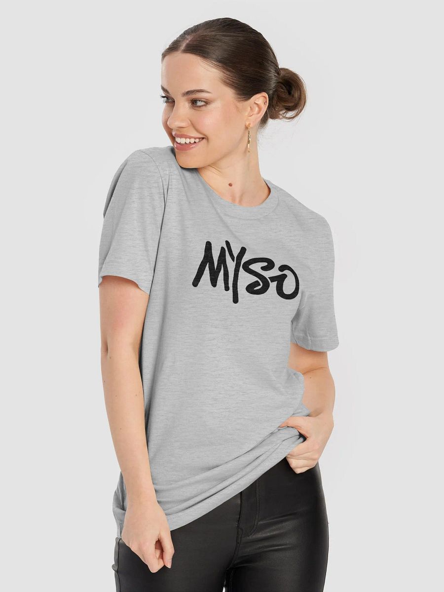 MYSO Grey T-shirt with Black Solo Logo product image (8)