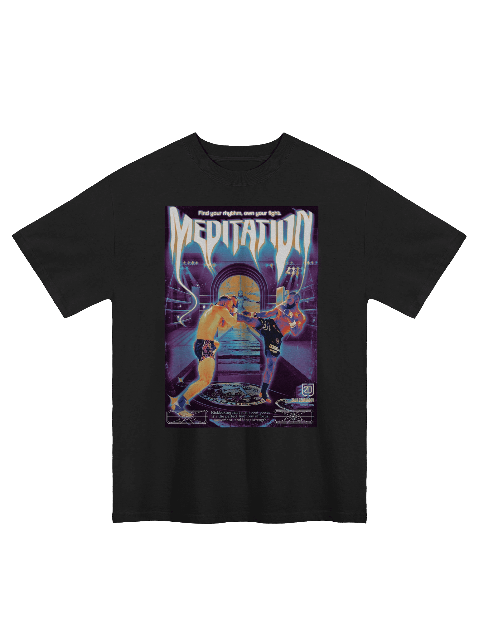 Oversized Tee - Meditation by Zaur Dzhavadov product image (1)