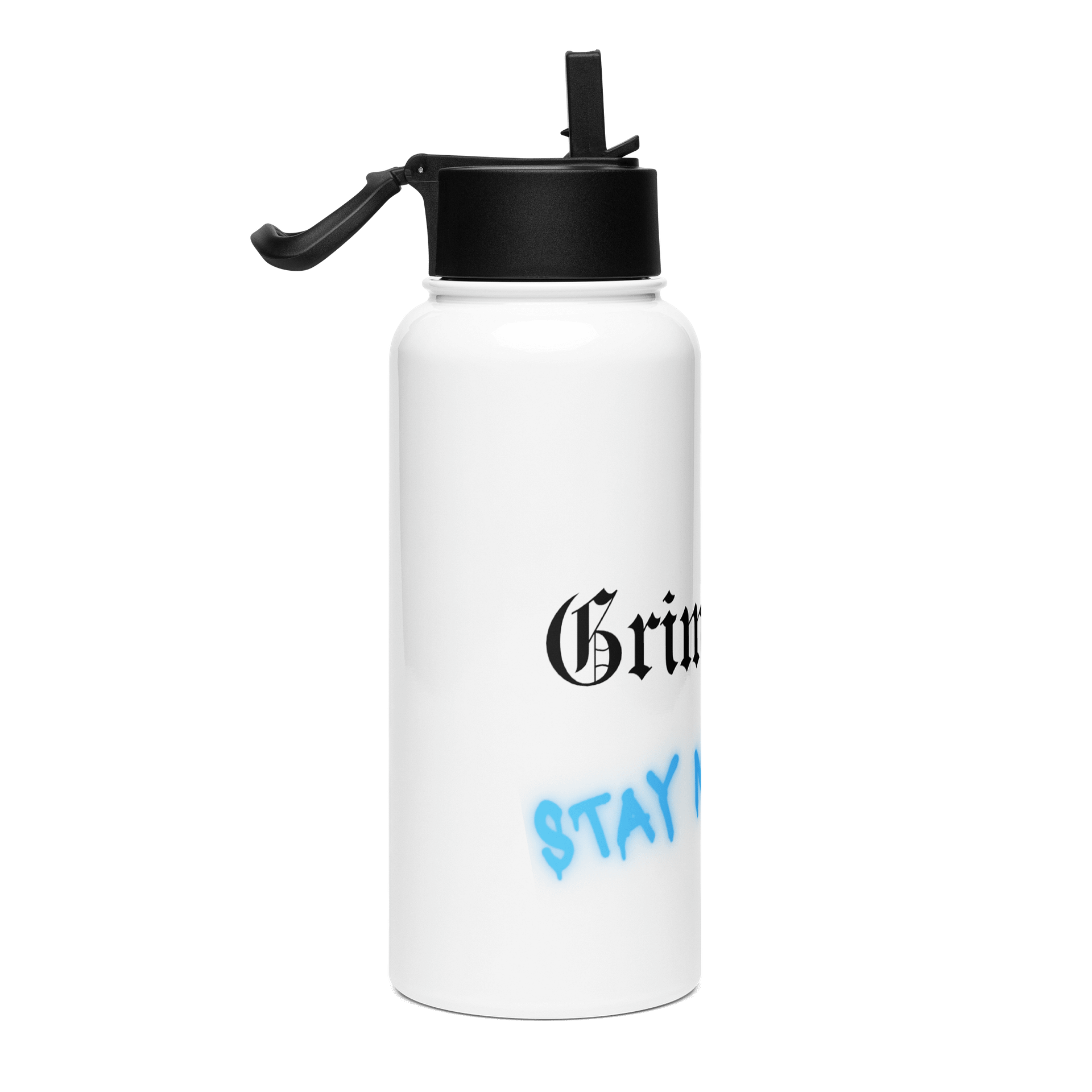 GRIM FAM "STAY MOIST” Bottle #4 - Double-walled stainless steel with vacuum insulation -32 oz (950 ml) product image (2)