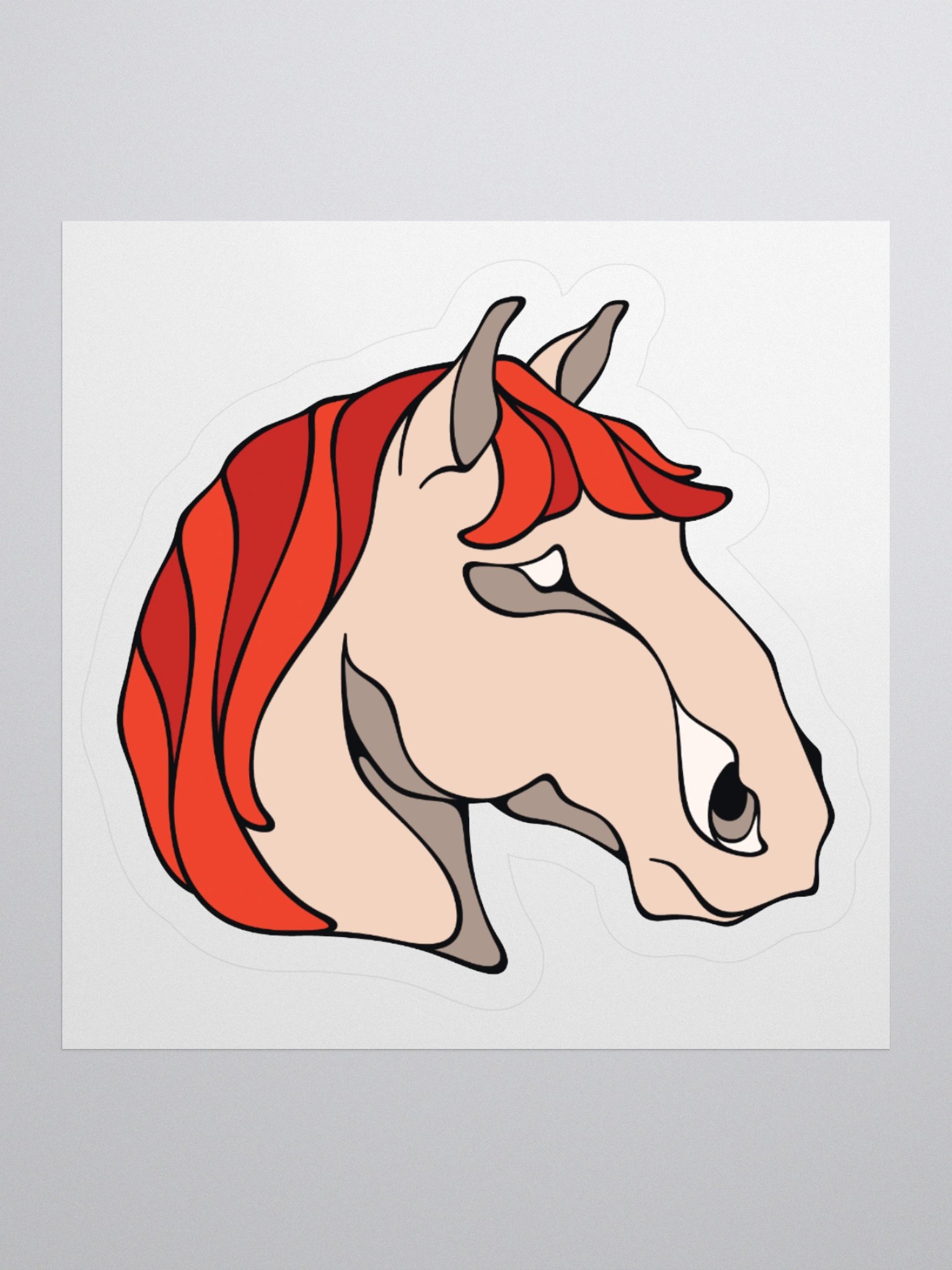 Whimsical Horse - Small/Medium Kiss Cut Sticker product image (1)