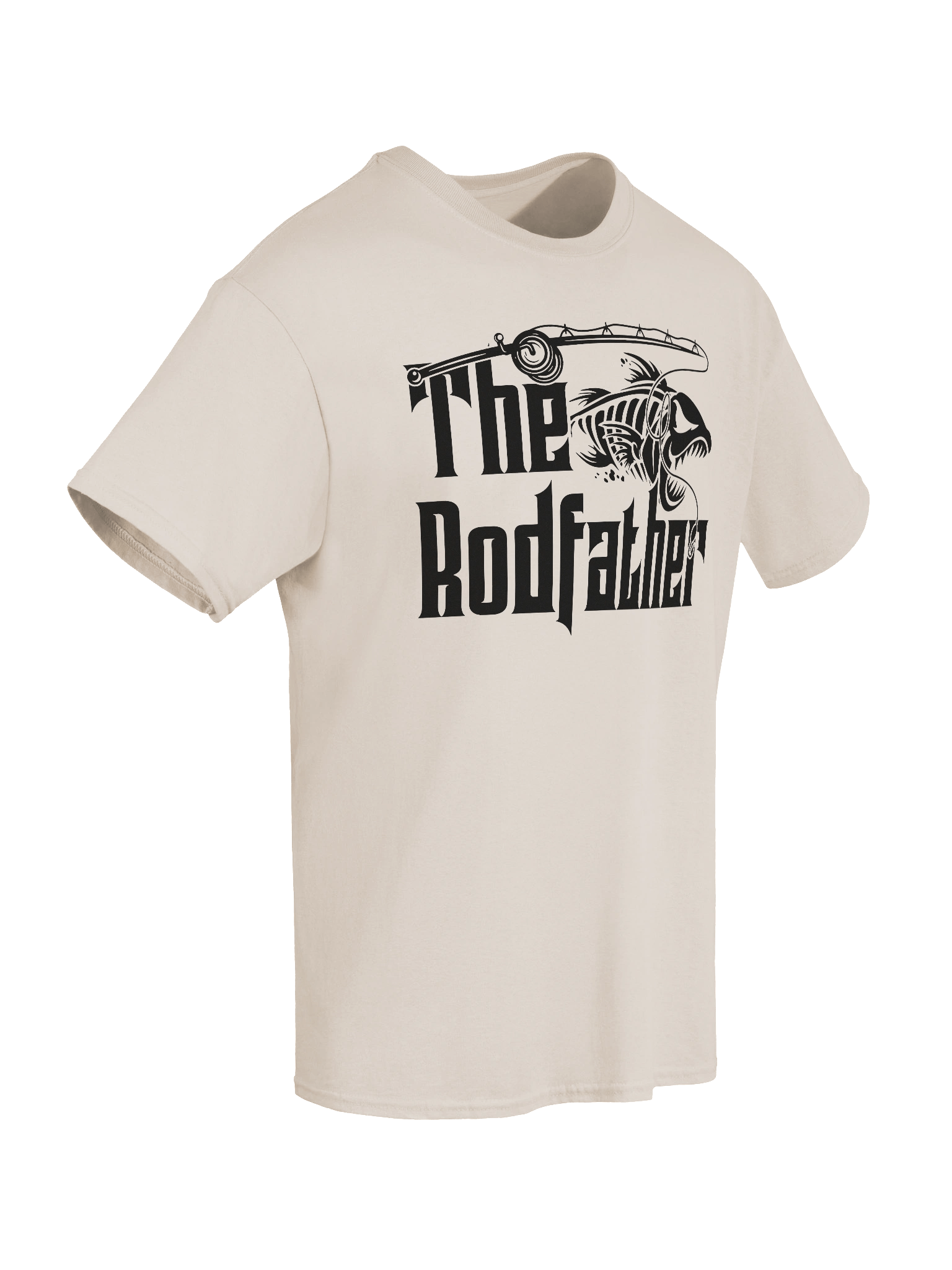 "The Rodfather" Funny Fishing T-Shirt for Men product image (2)