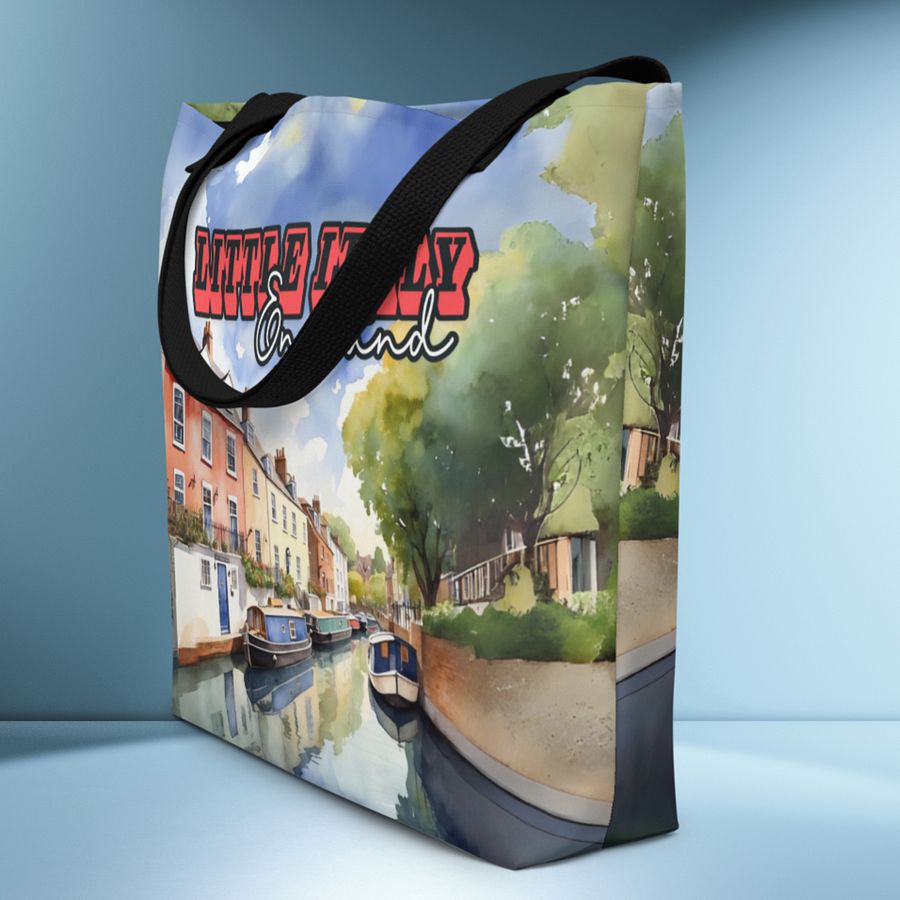Little Italy - England - All Over Print - Watercolor - Tote product image (3)