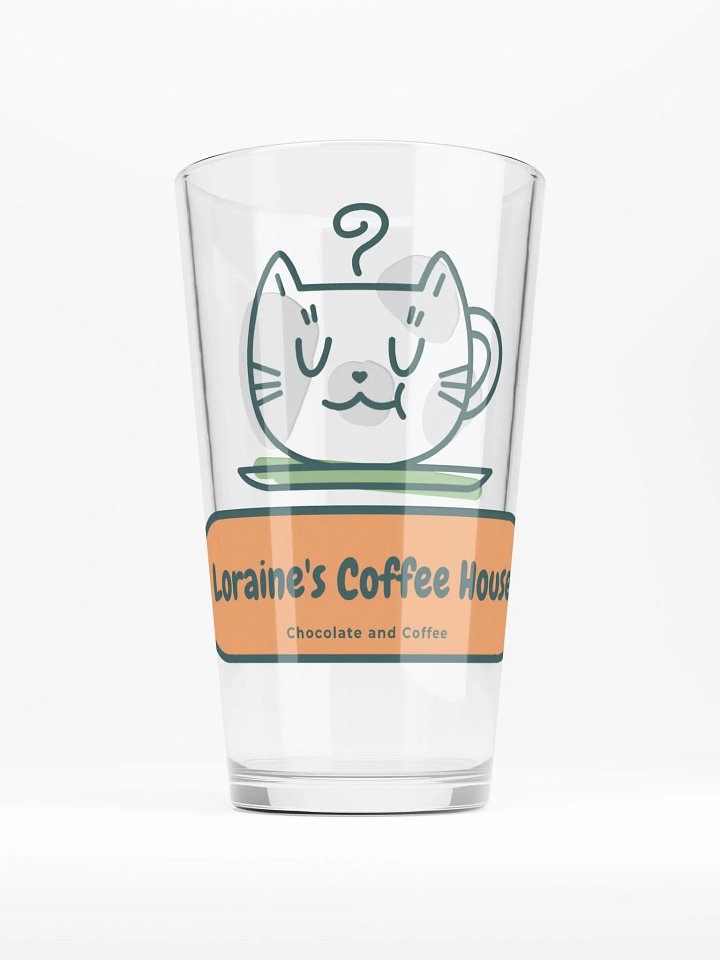 Loraine's Kitty Coffee Drinking Glass product image (1)