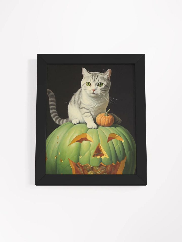 Purrfect Pumpkin Patch Poster product image (1)