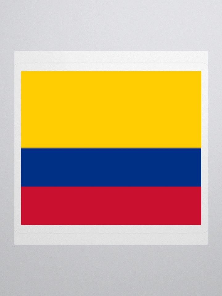 Colombia Flag Sticker | Yellow Blue Red Design | Durable Vinyl | 3 Sizes product image (2)