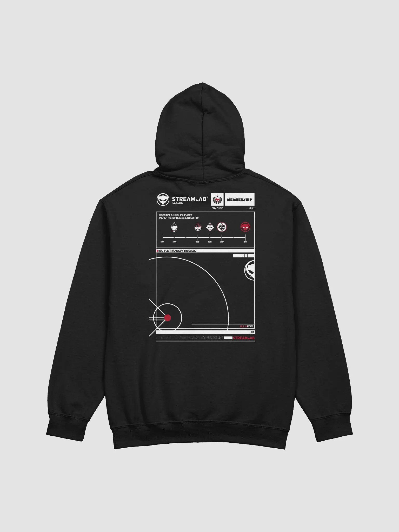 Timeline ( Dark Mode ) Hoodie product image (3)