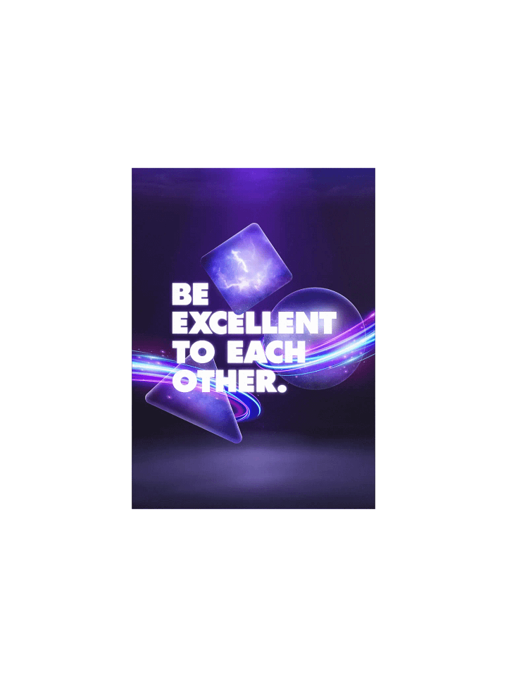 Zamn's Be Excellent Poster: Print Only product image (1)