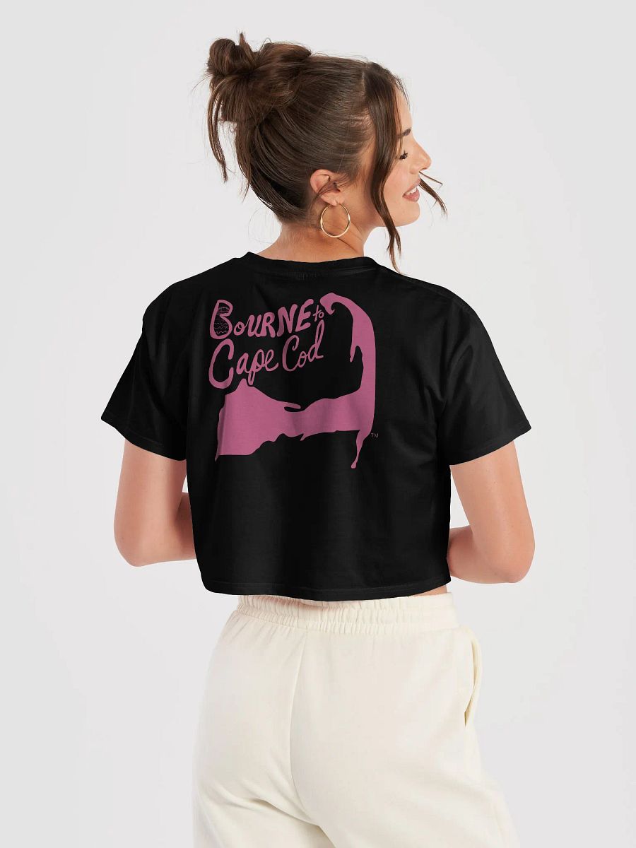 BOURNE to Cape Cod™ | Women's Crop Top – Super Soft, Coastal Cool, & Adventure-Ready | BRN.2C.C.™ | Brilliant Pink Logo product image (7)