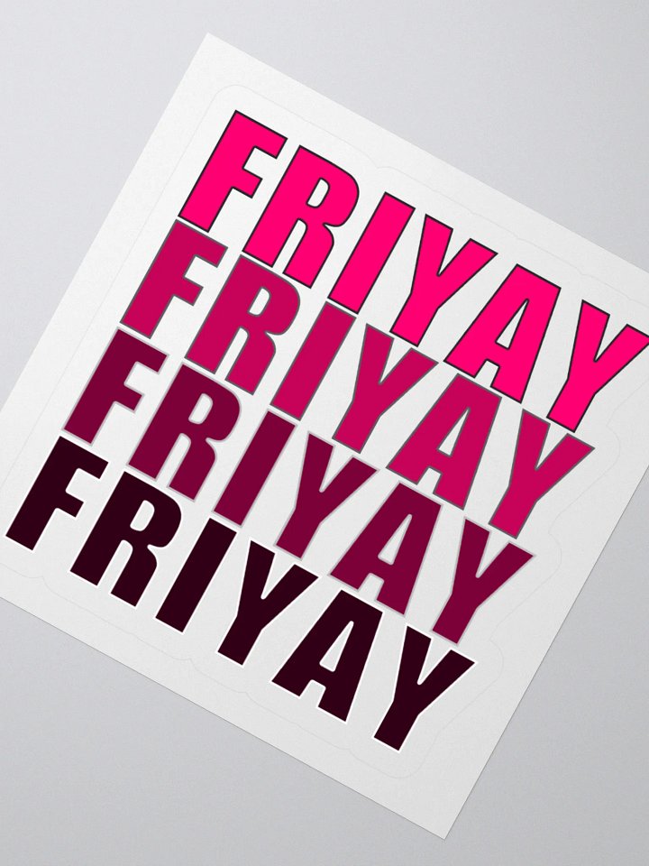 Friyay sticker product image (3)