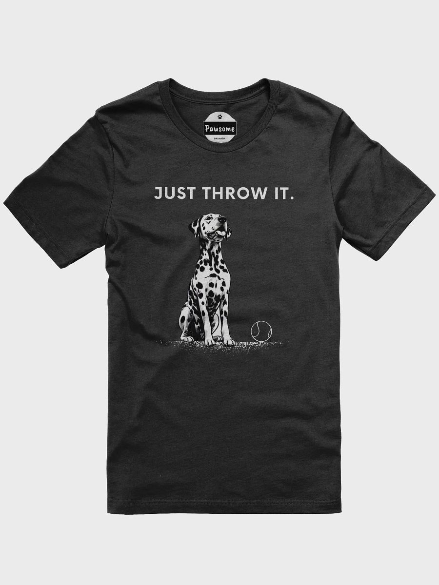 Playful Dalmatian Black T-Shirt product image (1)