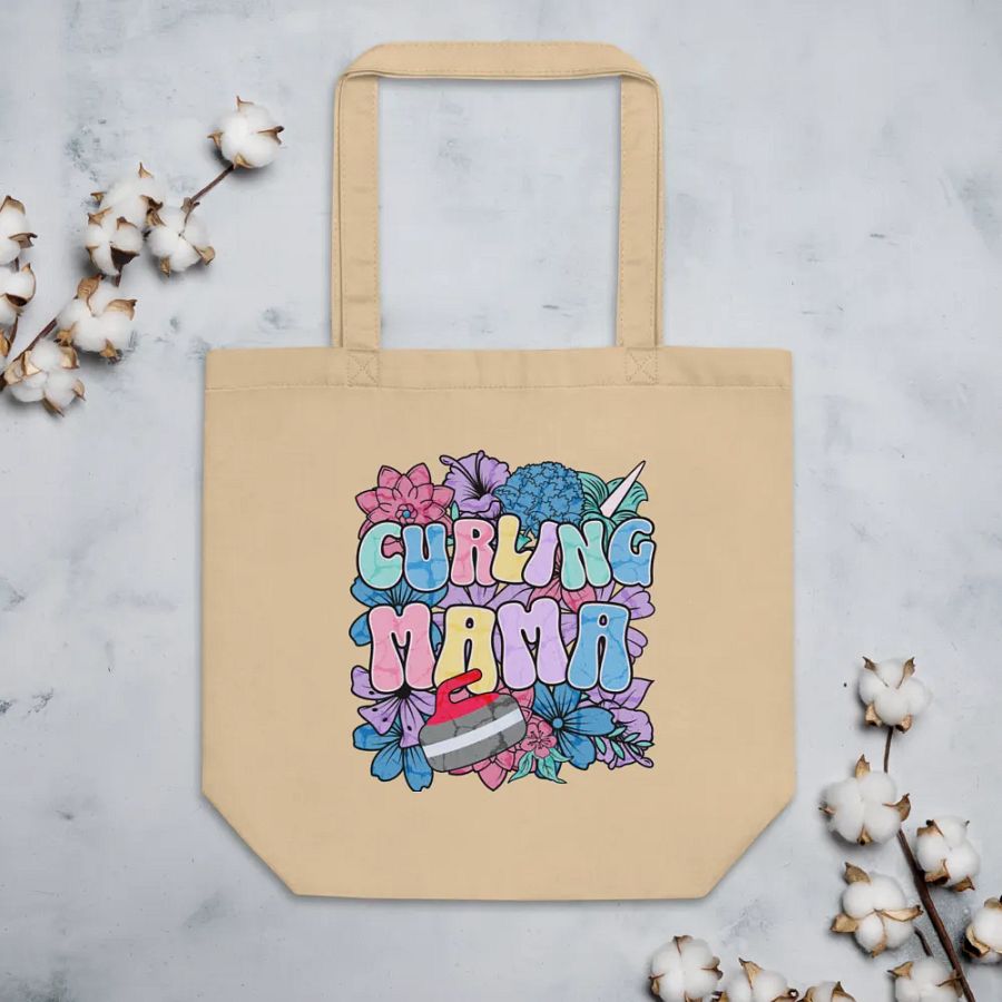 Curling Mama Floral Tote Bag product image (3)